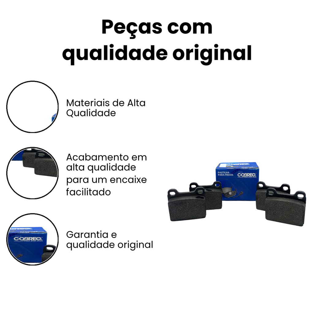 Pastilha de Freio Dianteiro Siena - Imagem 3