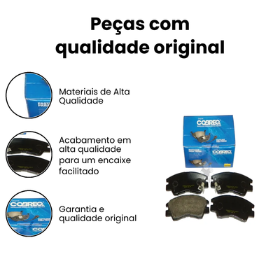 Pastilha de Freio Dianteiro Cobreq L200 - Imagem 3