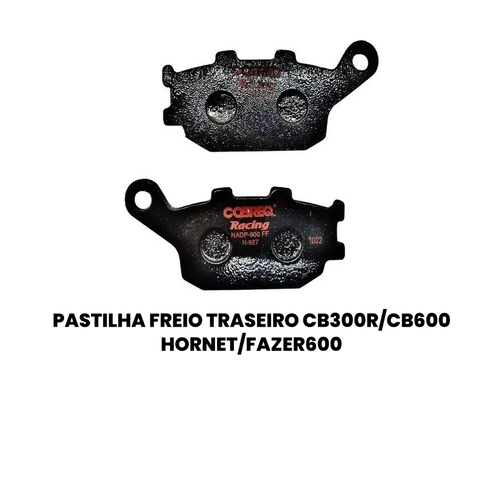 Pastilha Freio Traseira CB300R/Hornet/Fazer600/Shadow NC - Imagem 2