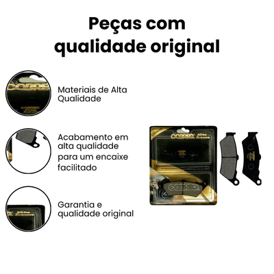 Pastilha Freio Dianteira CB500 VW - R R - Imagem 3