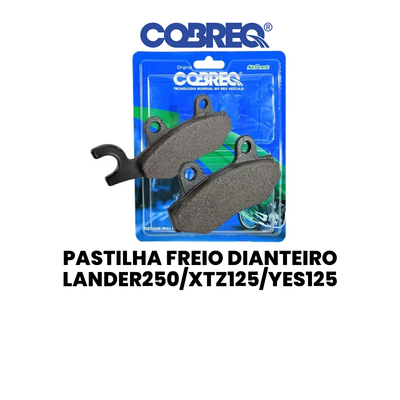 Pastilha Freio Diant. Lander 250/XTZ 125/Yes 125 - Apache - Imagem 2