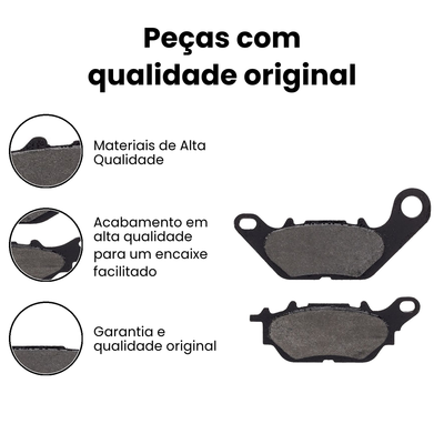 Pastilha Freio Dianteiro YBR125 Factor/Fazer/NMAX - Cobreq - Imagem 3