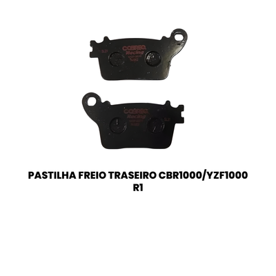 Pastilha Freio Traseiro CBR1000/YZF1000 R1 - YZF-R1/GSX-R - Imagem 2