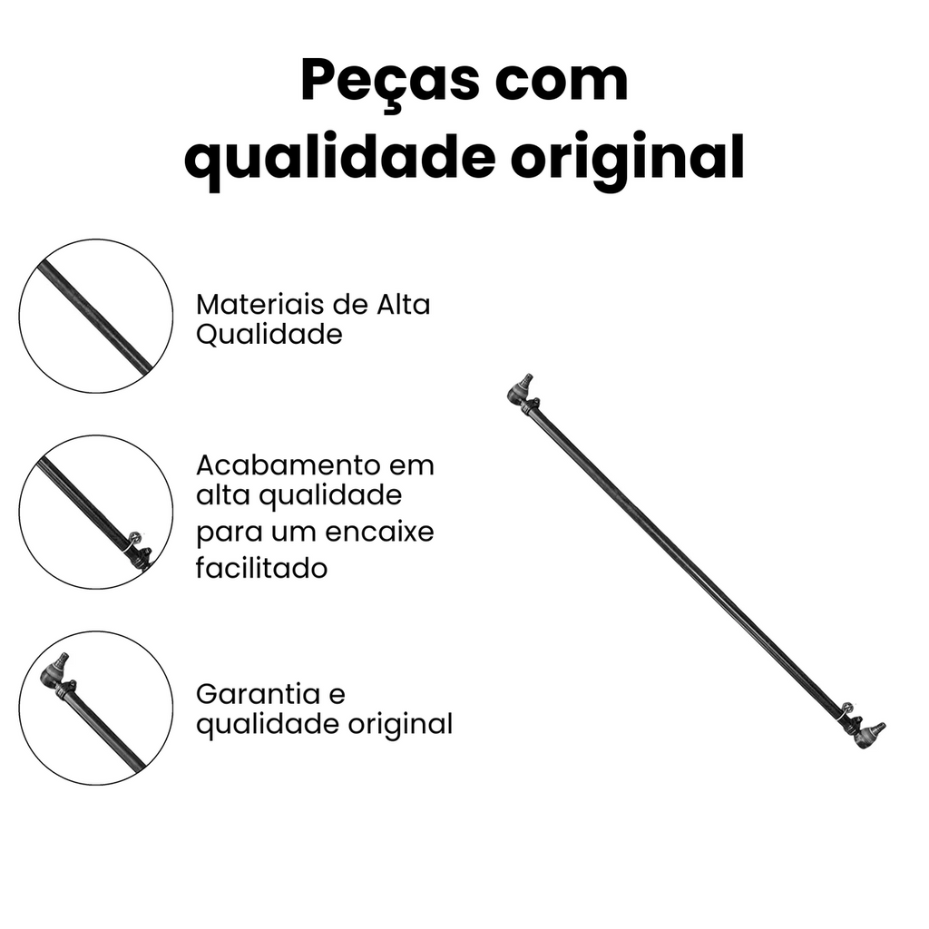 BARRA LIGAÇÃO DIANTEIRO MERCEDES BENZ N-5164 - Imagem 3