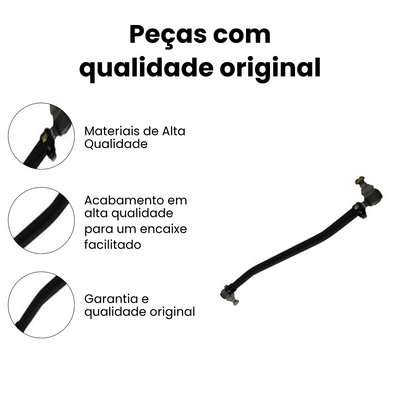 Barra Lateral Dianteira Direita Esquerda Mercedes Benz O500 - Imagem 3