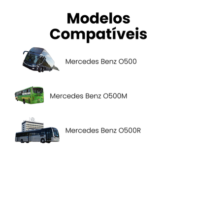 Barra Lateral Dianteira Direita Esquerda Mercedes Benz O500 - Imagem 4