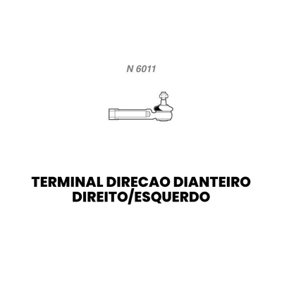 Terminal de Direção Dianteiro Direito/Esquerdo Fiorino Uno - Imagem 2