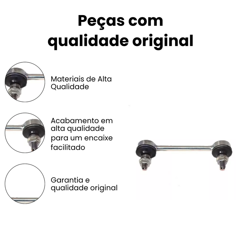 Bieleta Traseira Direita Esquerda Fiat Doblo 2001-2010 - Imagem 3