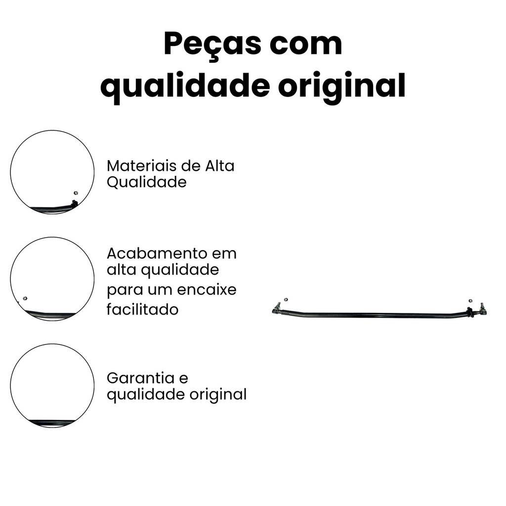 BARRA DE LIGAÇÃO DIANTEIRA VOLKSWAGEN N-7023 - Imagem 3