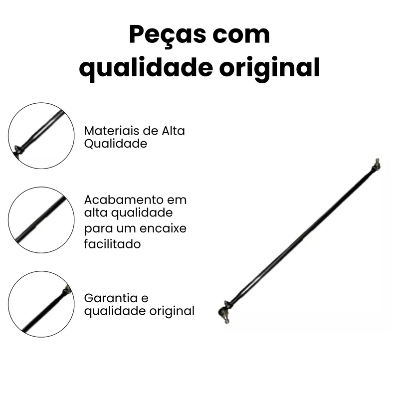 Barra Ligação Diant Volkswagen 17.230 OD 2002-2022 17.210 OD - Imagem 3