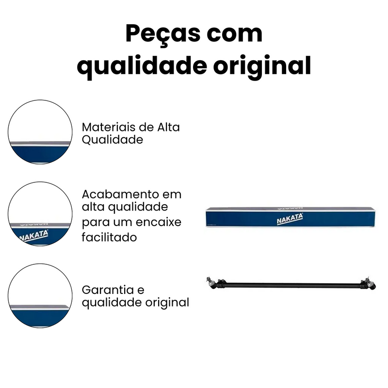Barra Ligação Dianteira Volkswagen Gol Parati Saveiro 1993-2 - Imagem 3