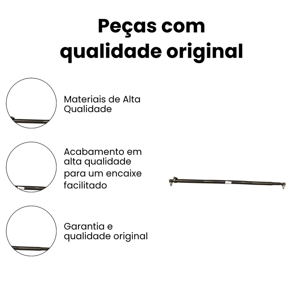 BARRA DE LIGAÇÃO DIANTEIRA VOLKSWAGEN N-775 - Imagem 3