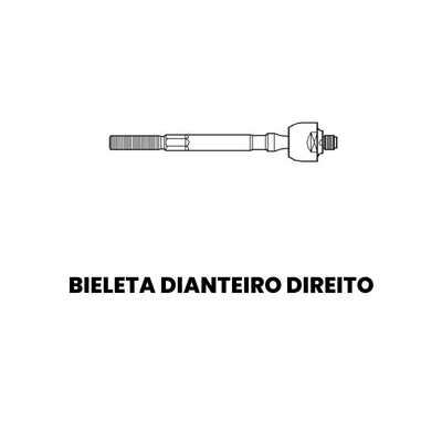 Terminal Axial Direito/Esquerdo para VW Voyage - Imagem 2