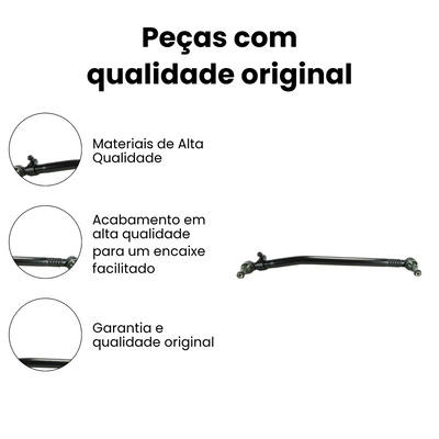 BARRA DIRECAO LATERAL DIANTEIRO DIREITO/ESQUERDO AGRALE N-9177 - Imagem 3