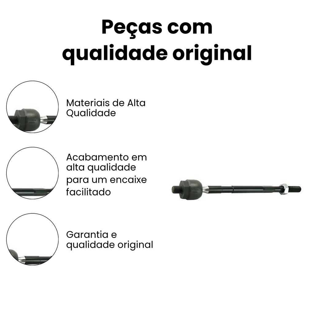 Terminal Axial Direito Esquerdo Fiesta EcoSport - Imagem 3