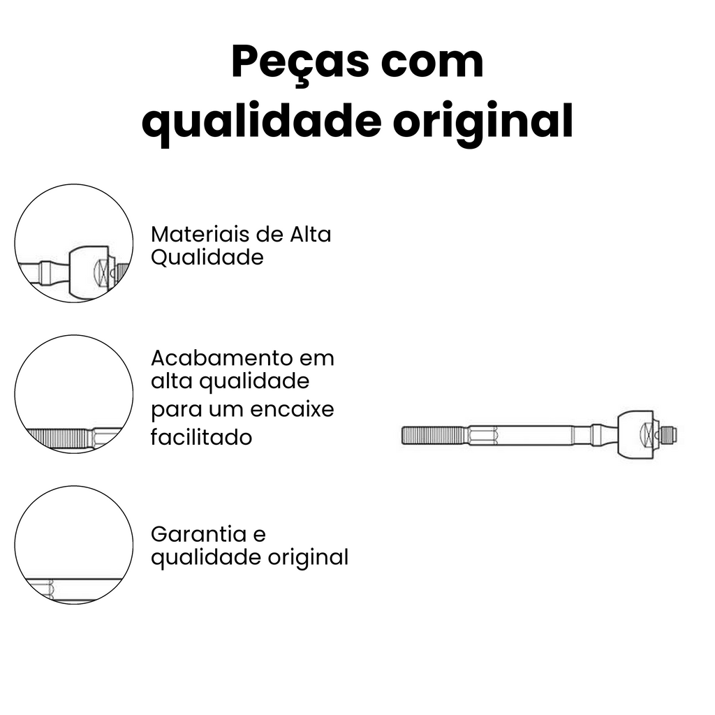 Terminal Axial Direito/Esquerdo Logus Pointer - Imagem 3