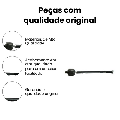 Terminal Axial Dianteiro Direito Esquerdo Ford Ka - Imagem 3