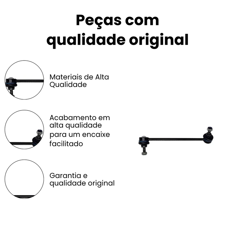 Bieleta Dianteira Direita Fiat Idea 2006 - 2017 - Imagem 3