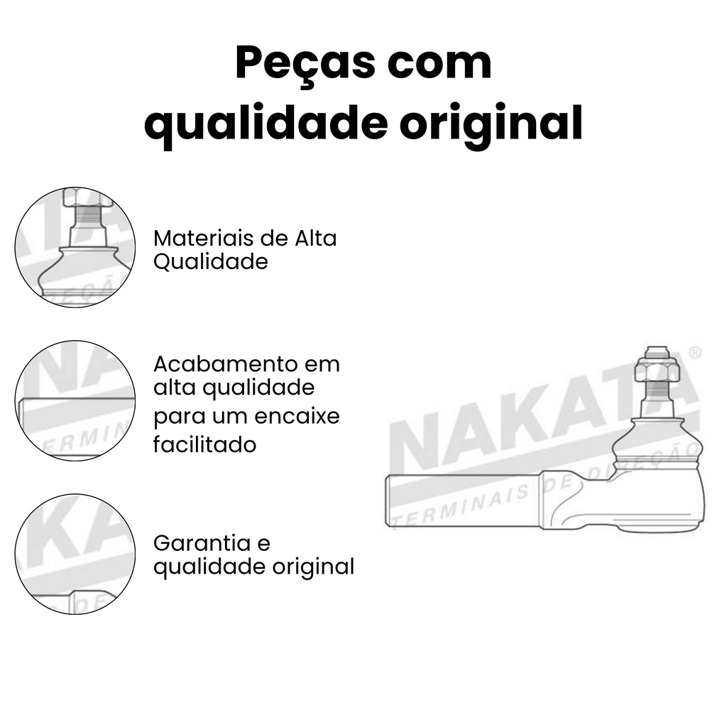 Terminal Direção Dianteiro Direito/Esquerdo Ducato - Imagem 3
