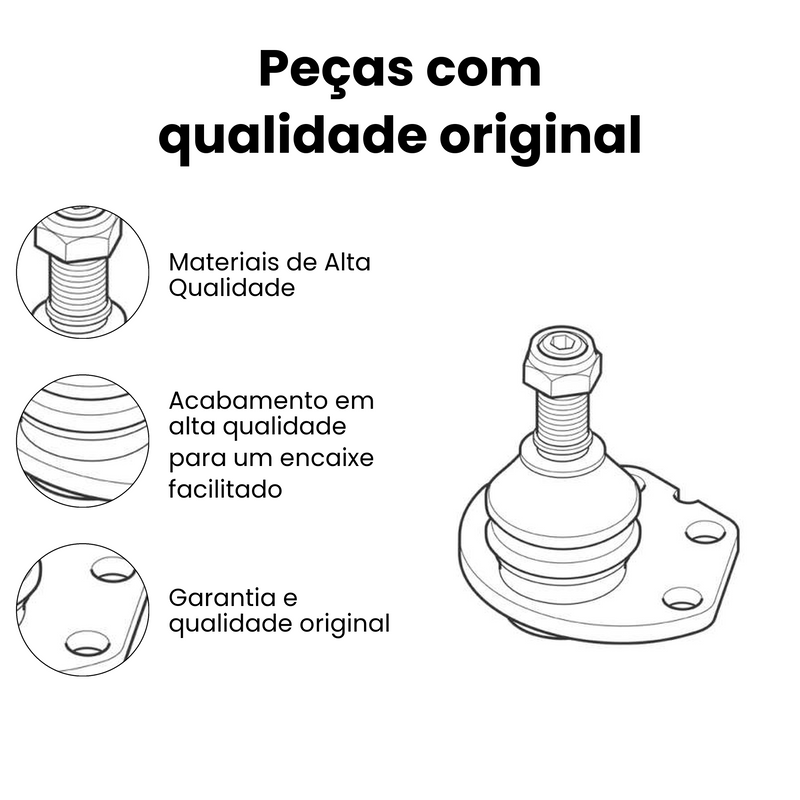 Pivo Suspensão Diant Dir Esq Citroen Jumper Fiat Ducato Peug - Imagem 3