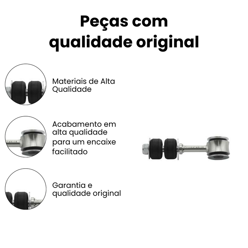 Bieleta Diant Dir Esq Citroen Jumper 2000-2017 Fiat Ducato P - Imagem 3