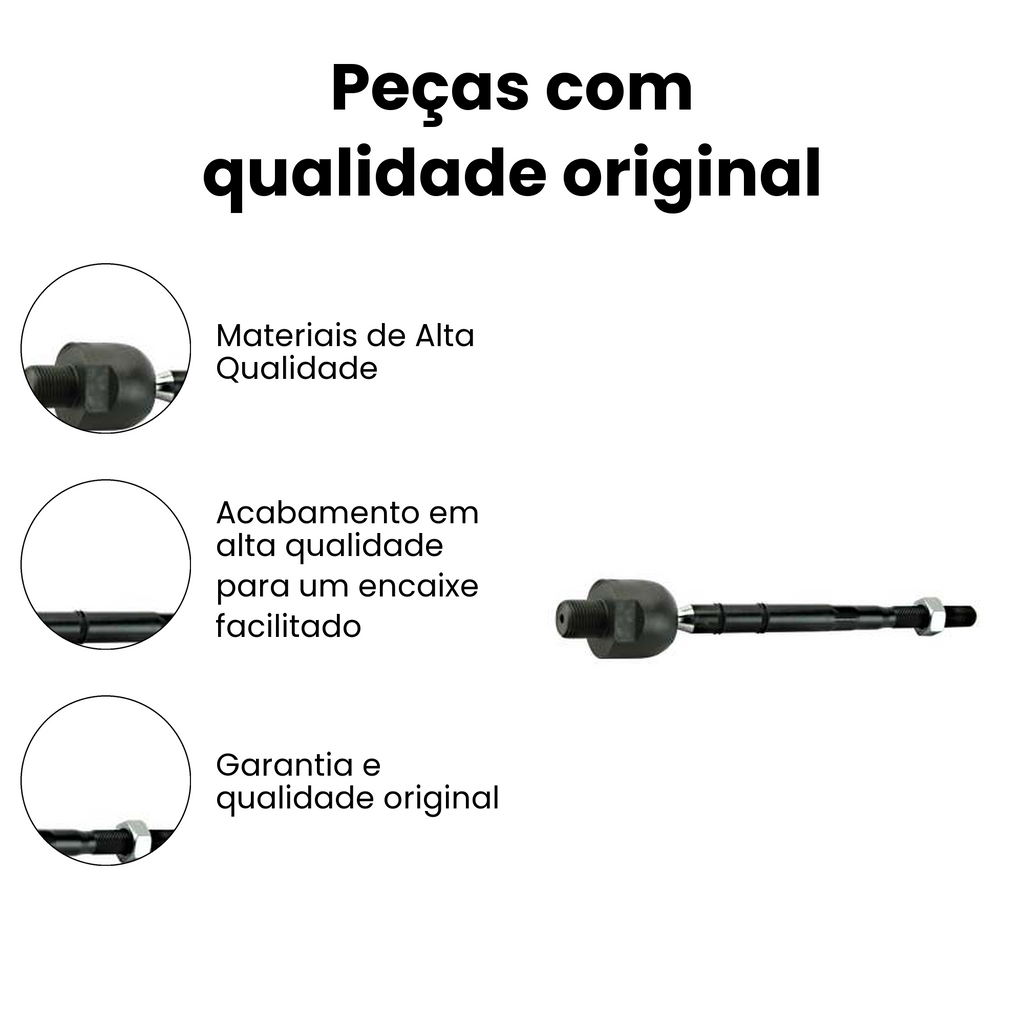 Terminal Axial Direito Esquerdo Honda Fit N-99016 - Imagem 3
