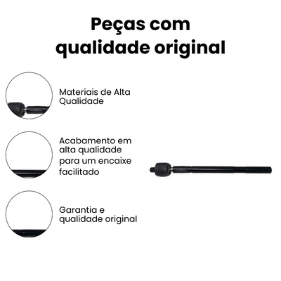 Terminal Axial Direito Esquerdo Peugeot 206 207 - Imagem 3