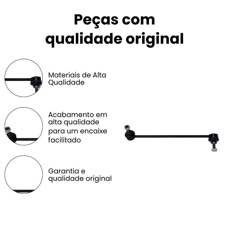 Bieleta Dianteira Esquerda Honda Fit 2003 2004 2005 2006 200 - Imagem 3