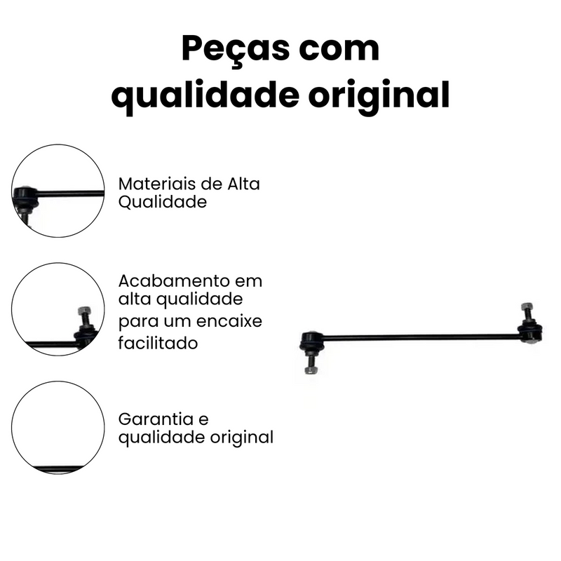 Bieleta Dianteira Direita Esquerda Peugeot 307 2001-2012 - Imagem 3