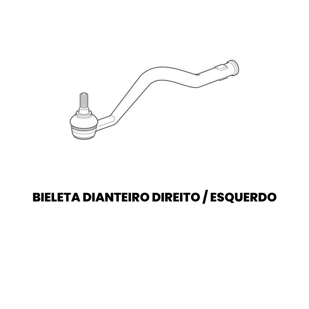 Terminal de Direção Dianteiro Esquerdo Logan - Imagem 2