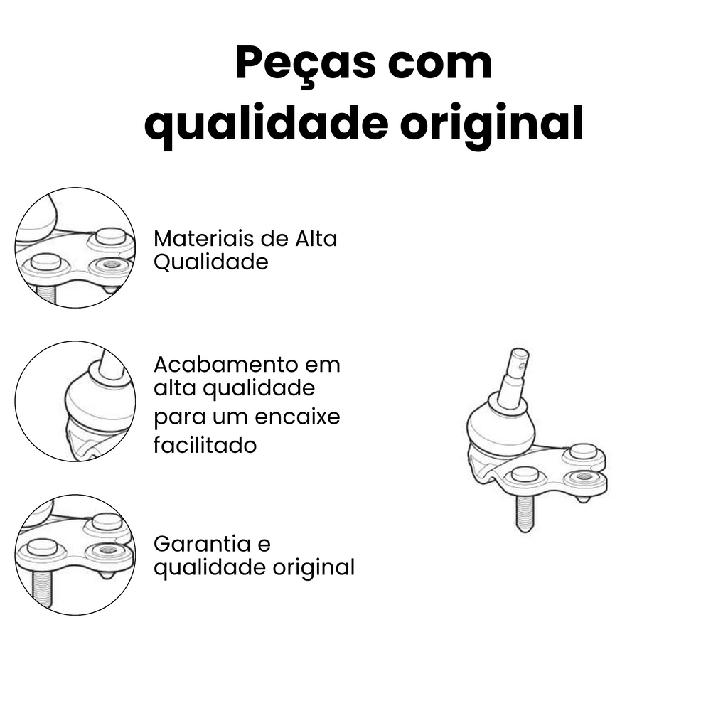 Pivô Suspensão Dianteiro Direito Inferior Civic 2006-2014 - Imagem 3