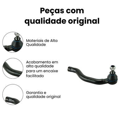 Terminal de Direção Dianteiro Esquerdo Honda Civic - Imagem 3