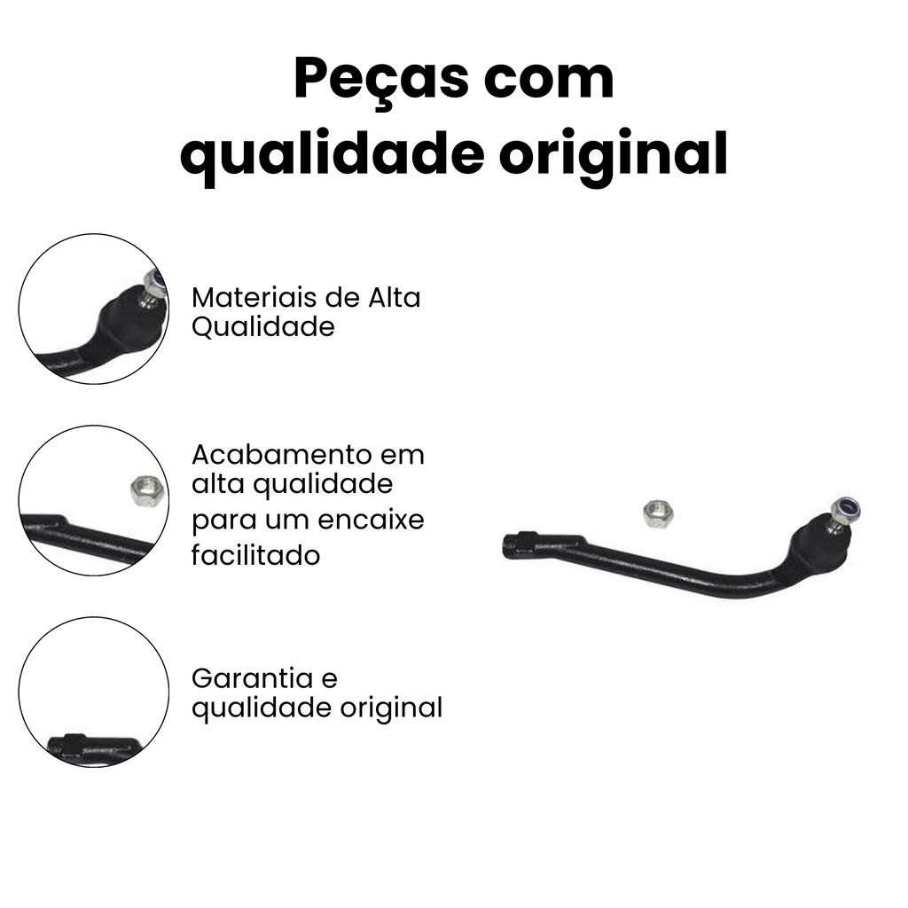 Terminal de Direção Dianteiro Esquerdo Hyundai I30 - Imagem 3