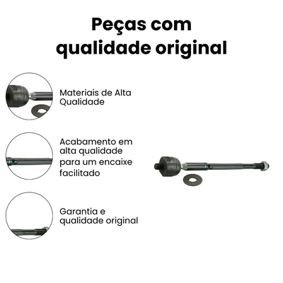 Terminal Axial Direito Esquerdo Toyota Hilux - Imagem 3