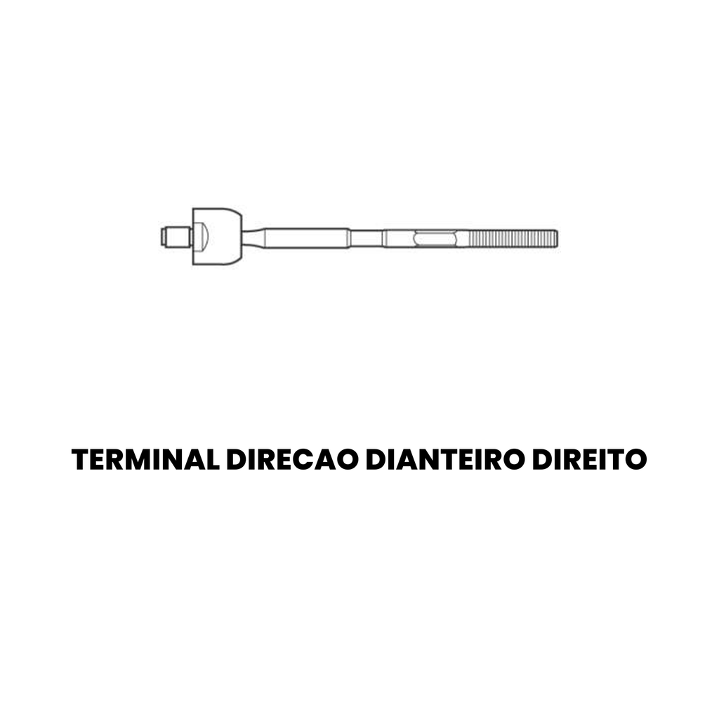 Terminal Axial Direito Esquerdo Peugeot 307 C4 Original - Imagem 2