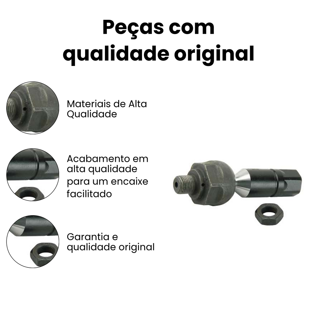 Terminal Axial Direito Esquerdo Peugeot 407 C5 - Imagem 3