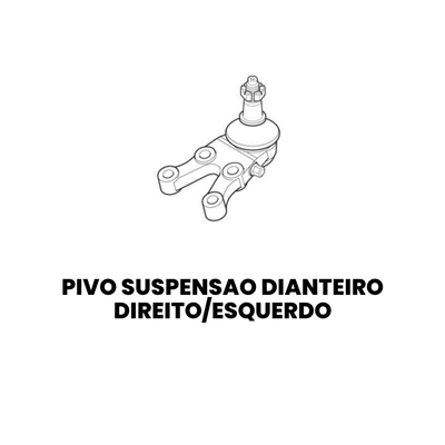 Pivo Suspensão Dianteiro Direito Inferior Mitsubishi - Imagem 2