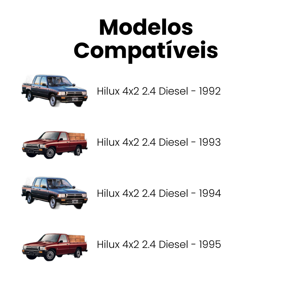 BIELETA DIANTEIRO ESQUERDO TOYOTA N-99155 - Imagem 4