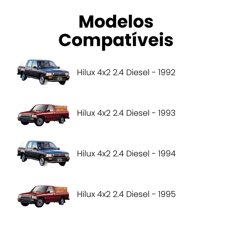 Bieleta Diant Esq Toyota 4Runner Hilux Land Cruiser Prado SW - Imagem 4