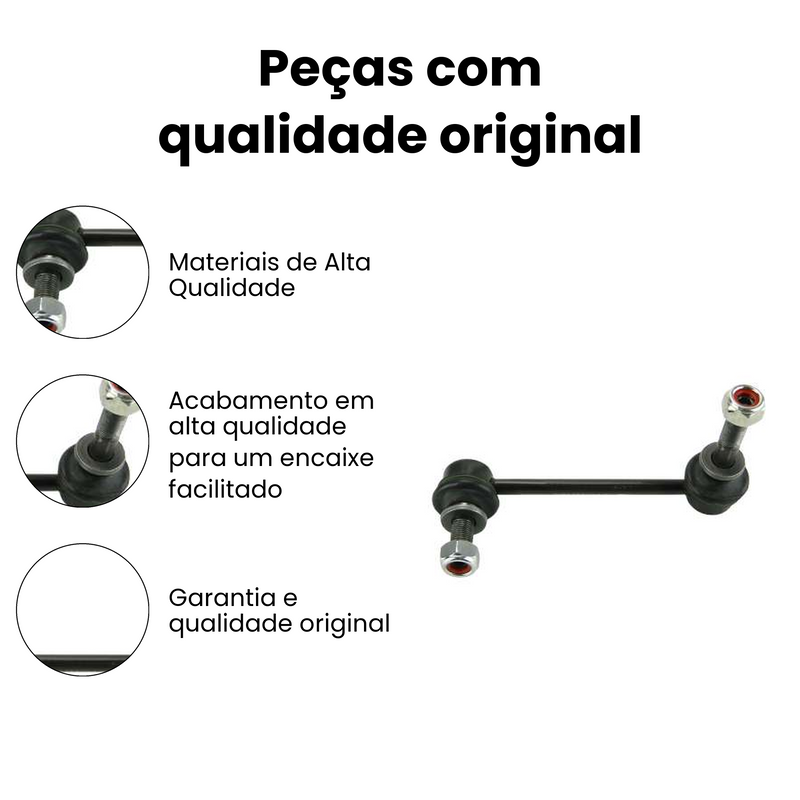 Bieleta Diant Esq Toyota 4Runner Hilux Land Cruiser Prado SW - Imagem 3