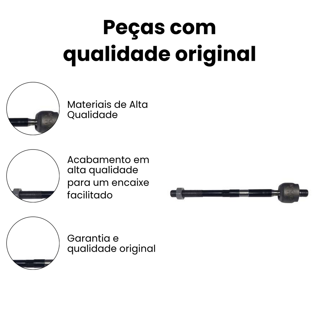 Terminal Axial Direito Esquerdo Citroen Aircross - Imagem 3