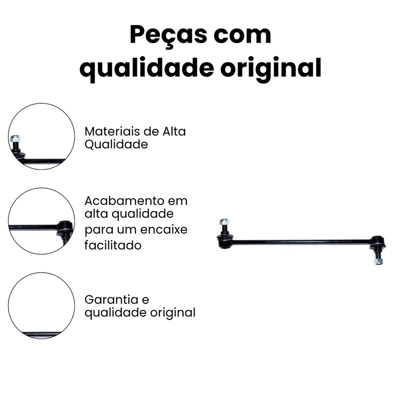 Bieleta Dianteira Esquerda Hyundai Santa Fé 2007-2012 Kia So - Imagem 3