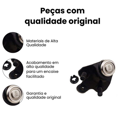 Pivô Suspensão Dianteiro Direito/Esquerdo Inferior Corolla - Imagem 3