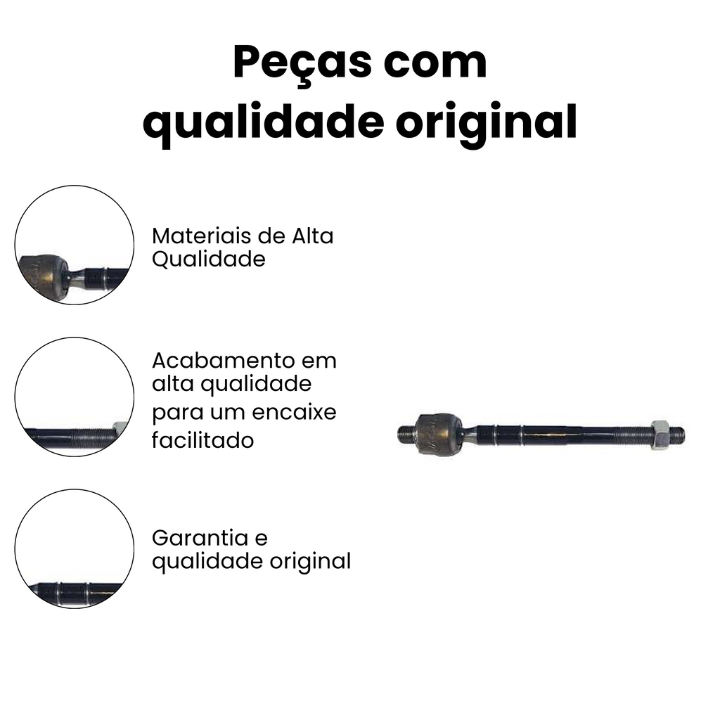 Terminal Axial Direito Esquerdo Hyundai I30 Elantra - Imagem 3