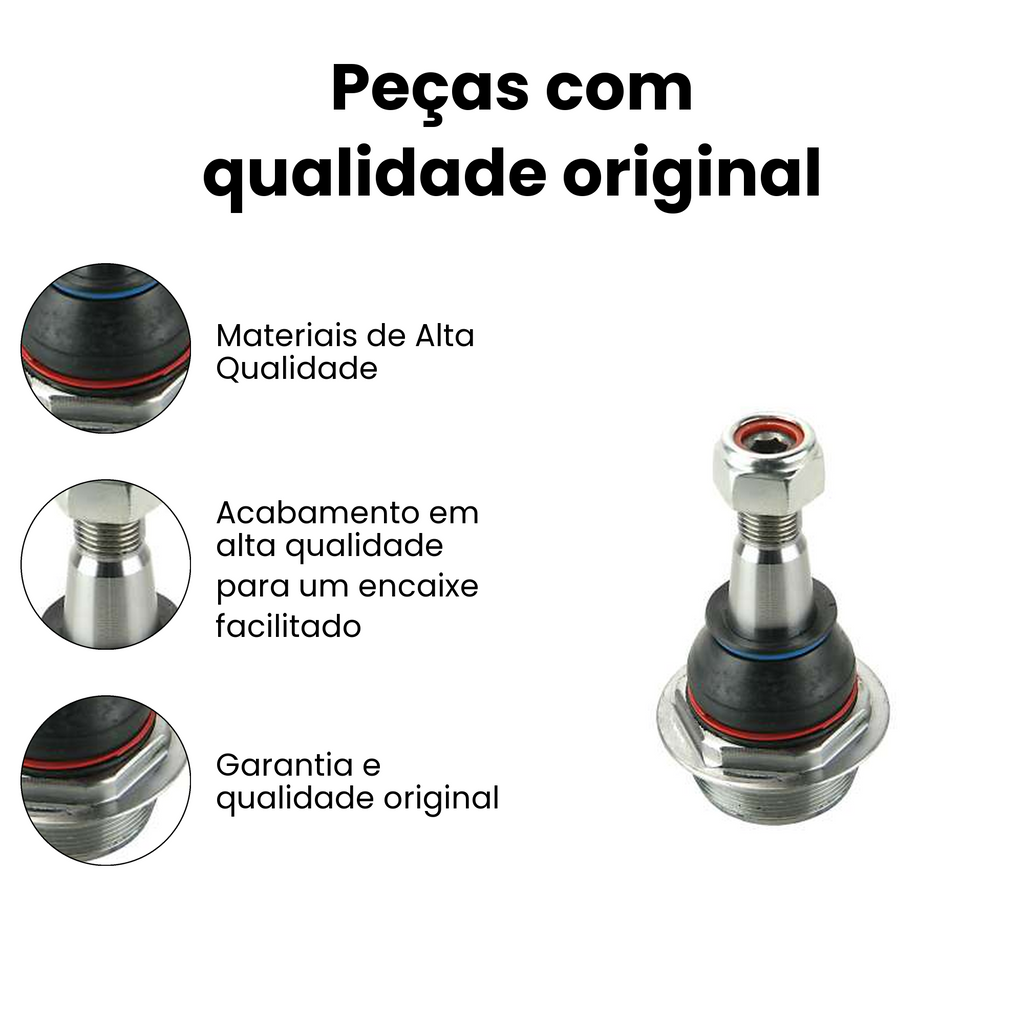 Pivô de Suspensão Dianteiro Esquerdo Inferior Master - Imagem 3