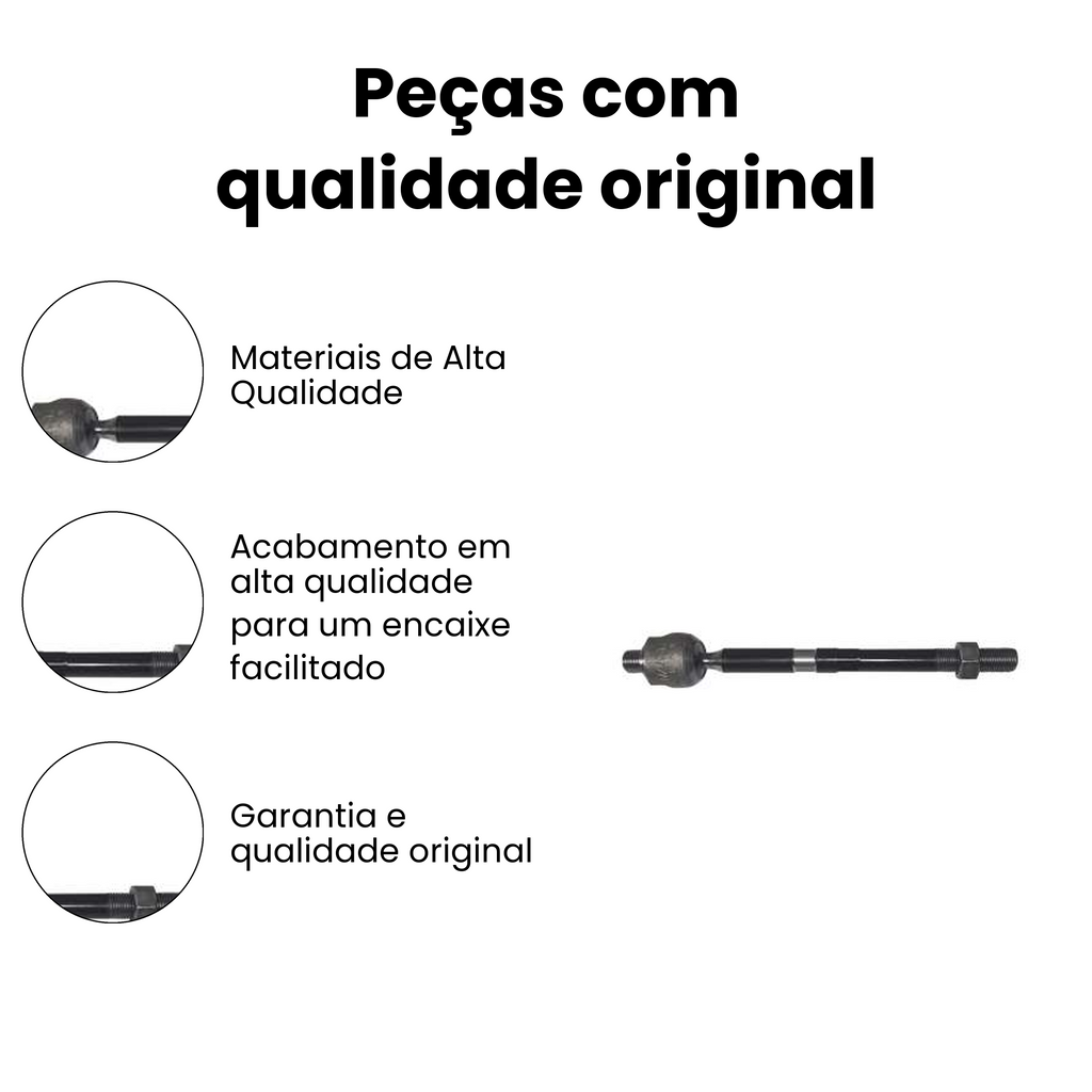 Terminal Axial Direito Esquerdo Kia Cerato N-99217 - Imagem 3