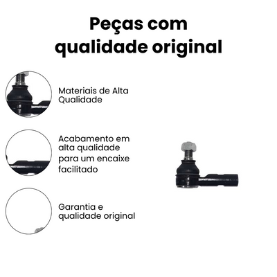 Terminal de Direção Dianteira Direito Esquerdo Hilux - Imagem 3