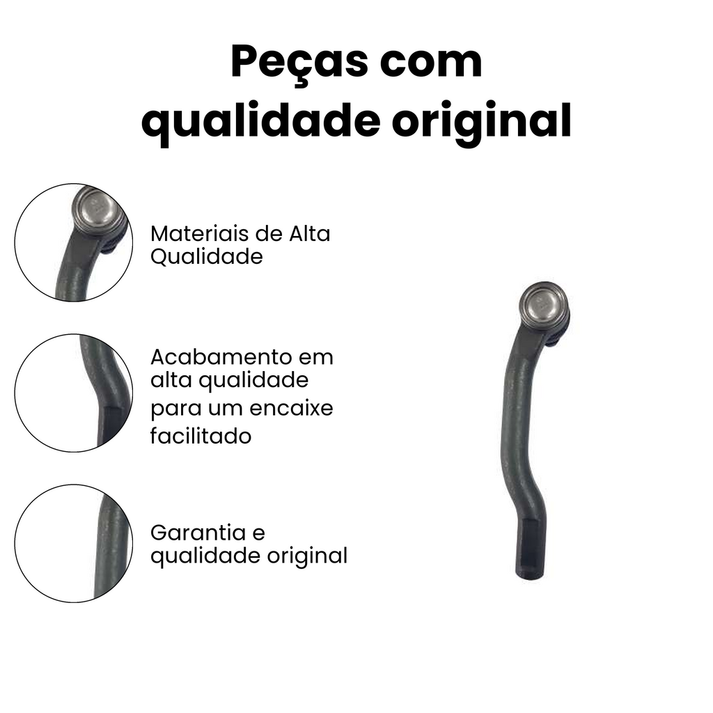 Terminal De Direção Dianteiro Esquerdo Grand Livina - Imagem 3