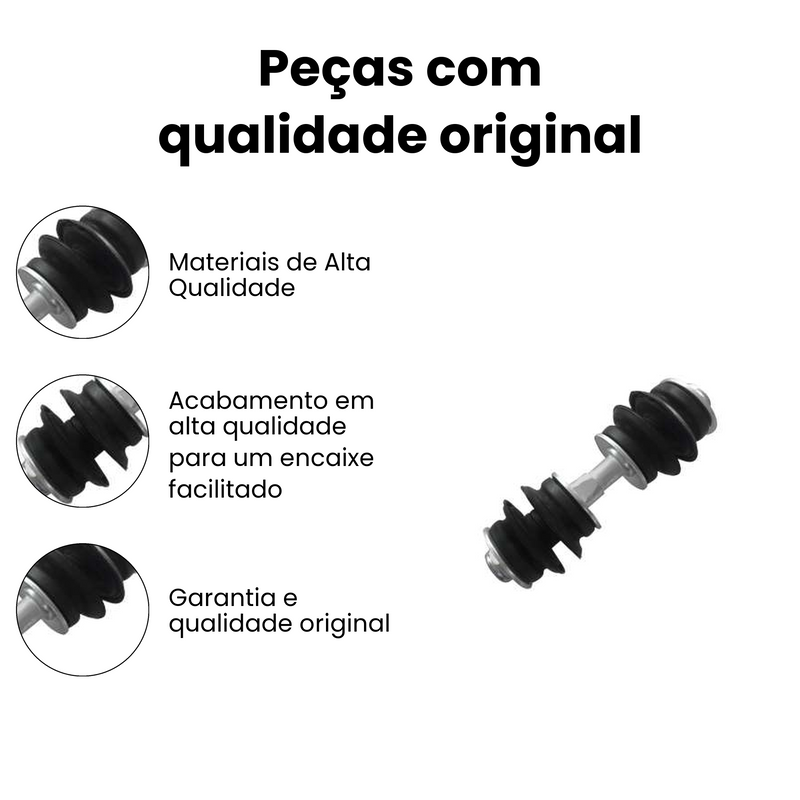 Bieleta Diant Dir Esq Toyota Etios JAC J2 - Imagem 3