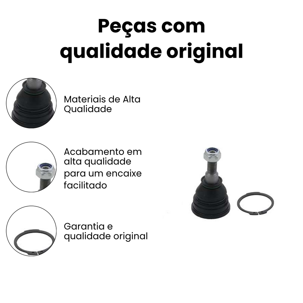 Pivô Suspensão Dianteiro Dir/Esq Inferior Kia Accent - Imagem 3